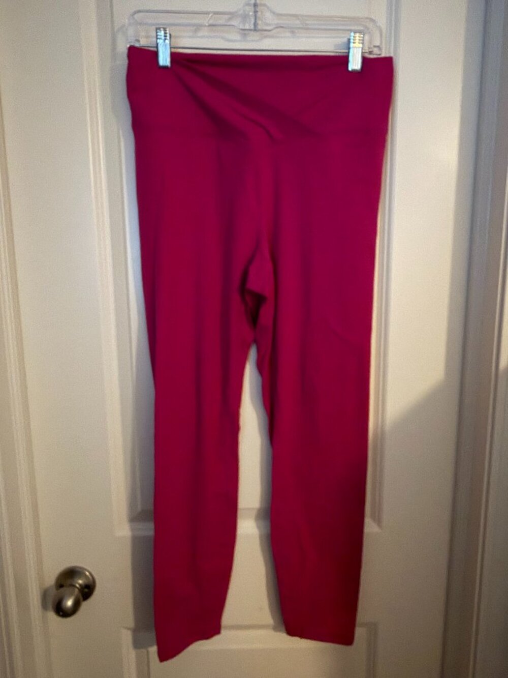 Rae Mode Crossover Leggings- Pink- Large